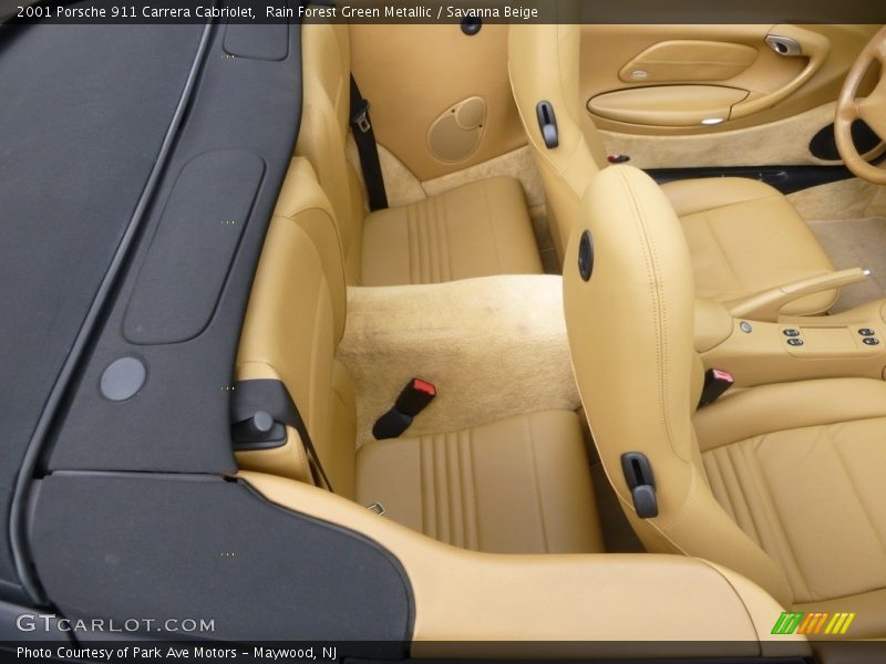 Rear Seat of 2001 911 Carrera Cabriolet