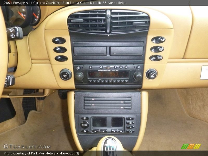 Rain Forest Green Metallic / Savanna Beige 2001 Porsche 911 Carrera Cabriolet