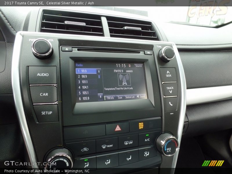 Celestial Silver Metallic / Ash 2017 Toyota Camry SE