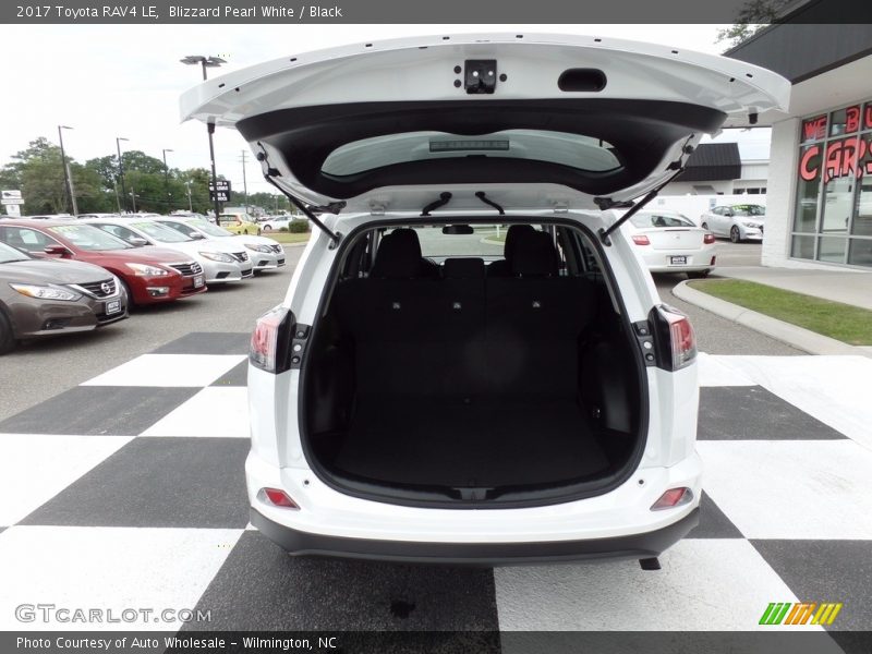 Blizzard Pearl White / Black 2017 Toyota RAV4 LE