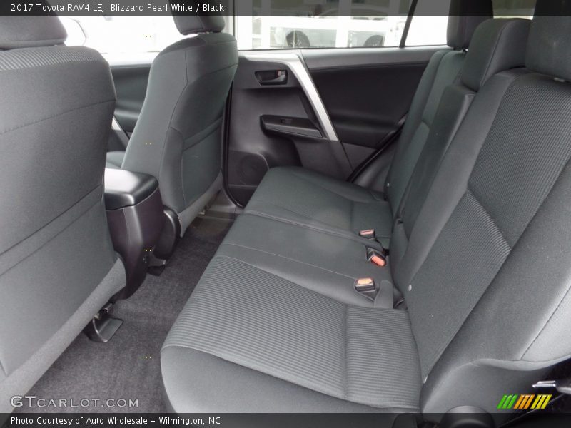 Blizzard Pearl White / Black 2017 Toyota RAV4 LE