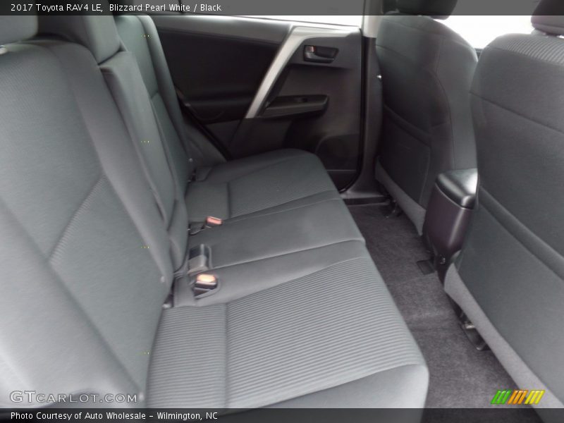 Blizzard Pearl White / Black 2017 Toyota RAV4 LE