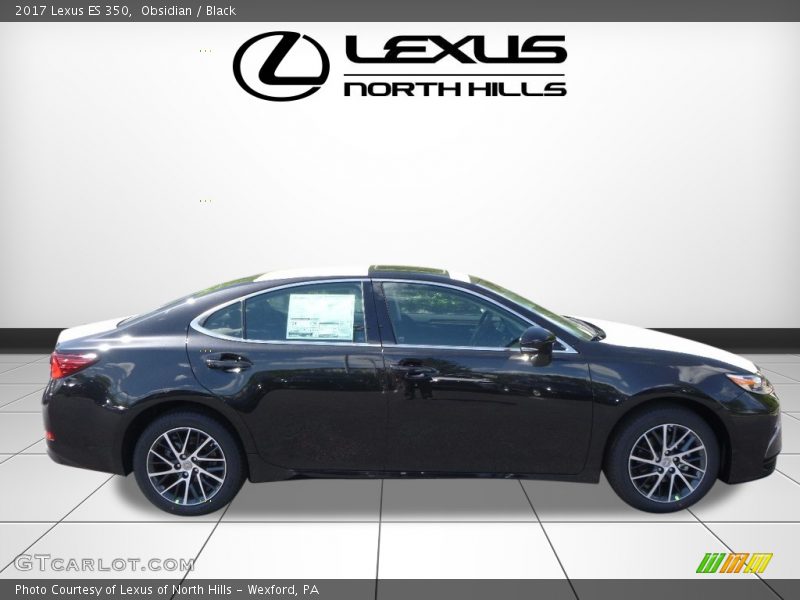 Obsidian / Black 2017 Lexus ES 350