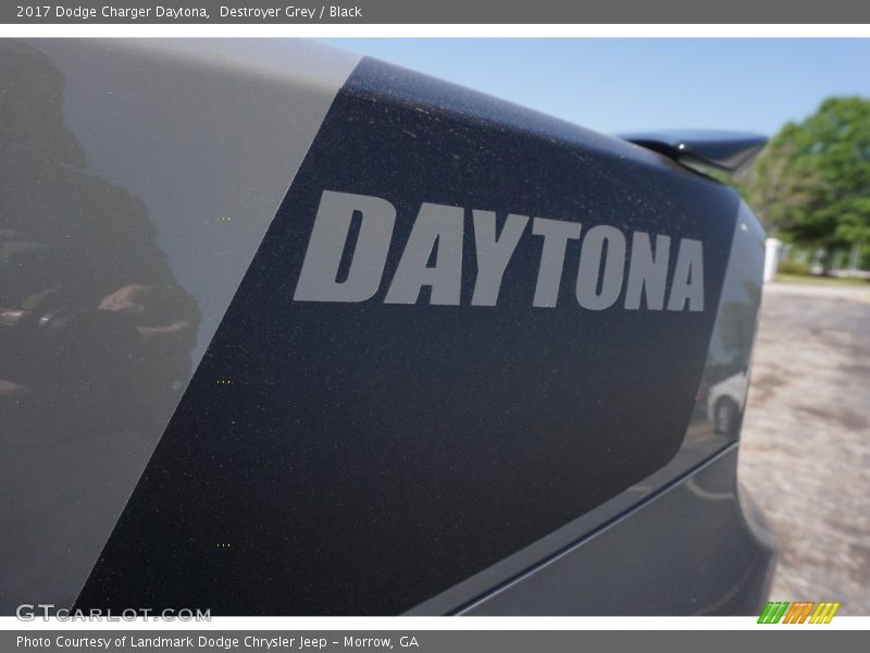 Destroyer Grey / Black 2017 Dodge Charger Daytona