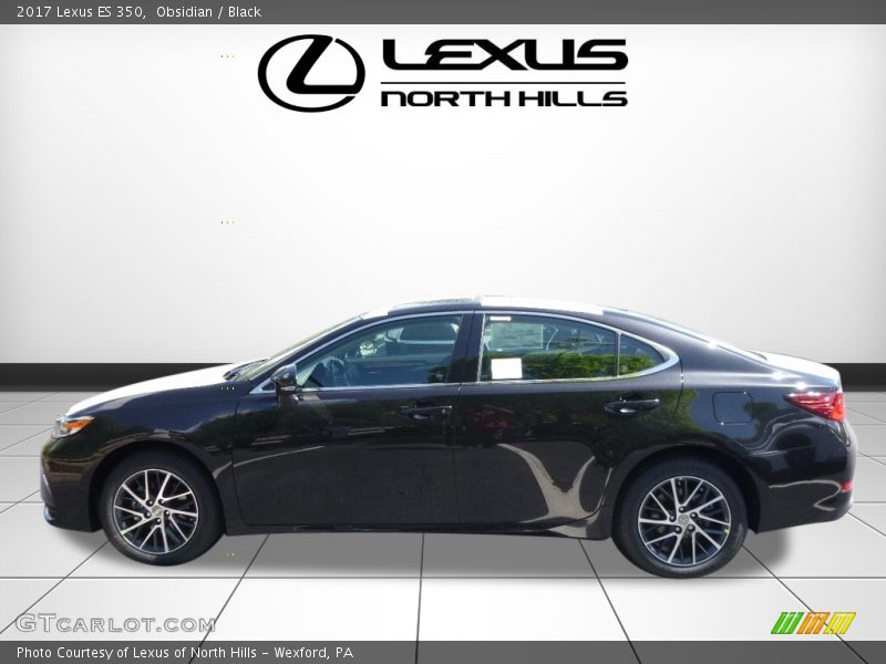 Obsidian / Black 2017 Lexus ES 350