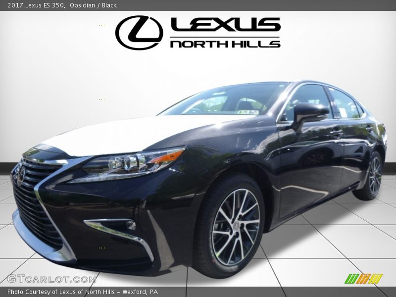 Obsidian / Black 2017 Lexus ES 350