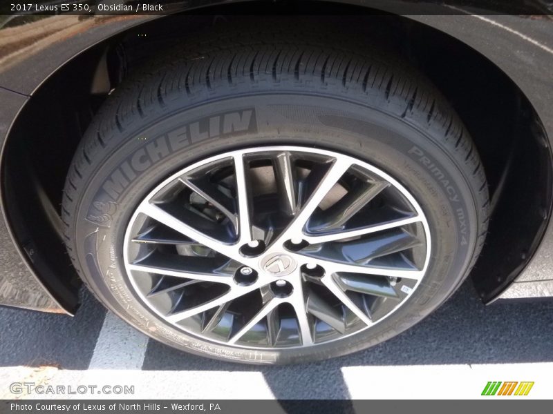 Obsidian / Black 2017 Lexus ES 350