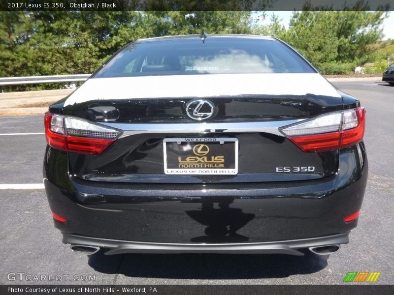 Obsidian / Black 2017 Lexus ES 350