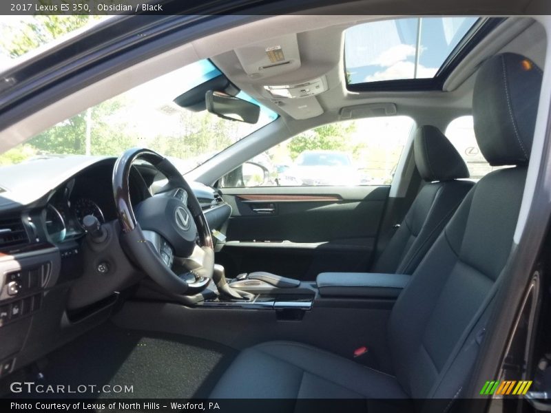 Obsidian / Black 2017 Lexus ES 350