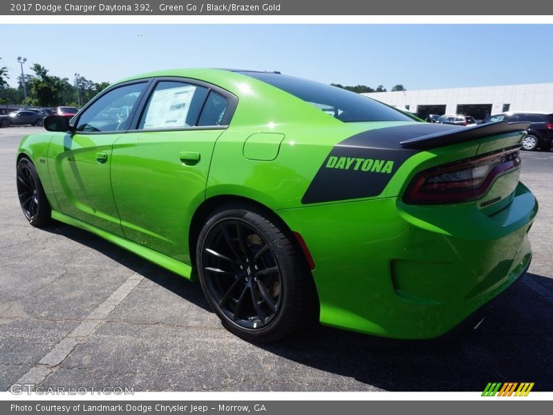Green Go / Black/Brazen Gold 2017 Dodge Charger Daytona 392