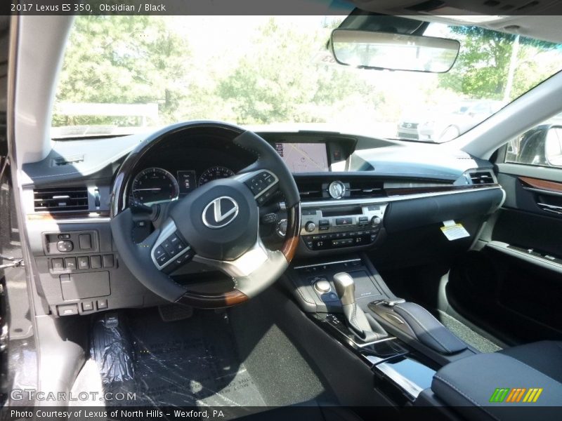Obsidian / Black 2017 Lexus ES 350