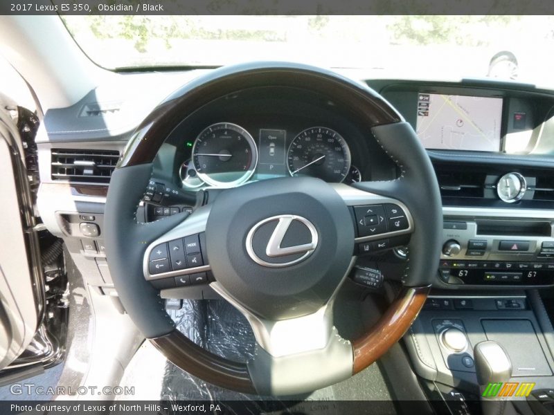 Obsidian / Black 2017 Lexus ES 350
