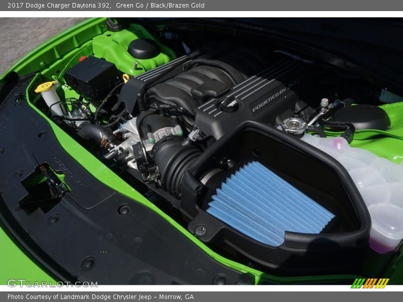 Green Go / Black/Brazen Gold 2017 Dodge Charger Daytona 392