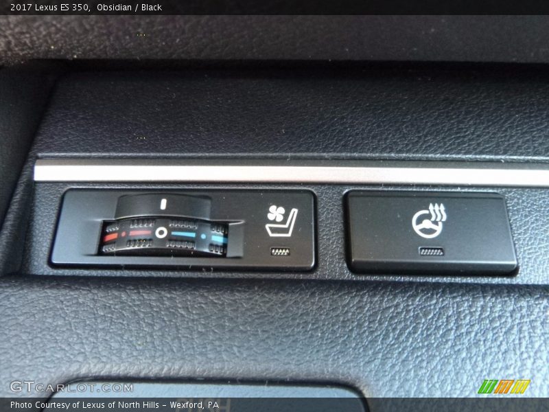 Obsidian / Black 2017 Lexus ES 350