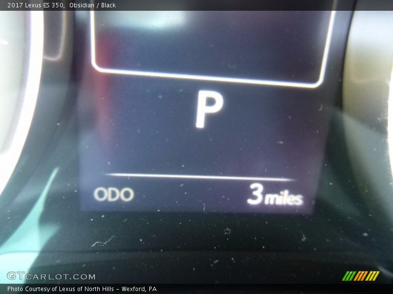 Obsidian / Black 2017 Lexus ES 350