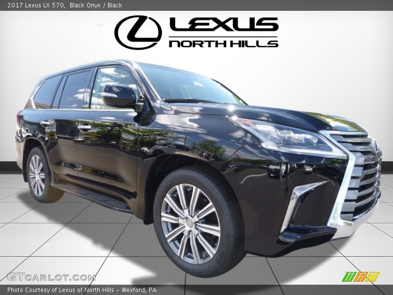Black Onyx / Black 2017 Lexus LX 570