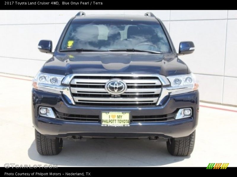 Blue Onyx Pearl / Terra 2017 Toyota Land Cruiser 4WD