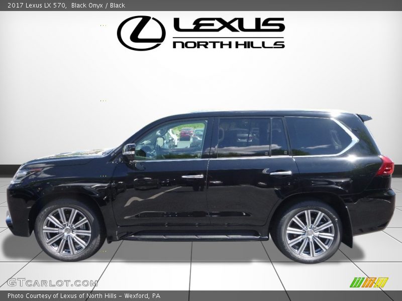 Black Onyx / Black 2017 Lexus LX 570