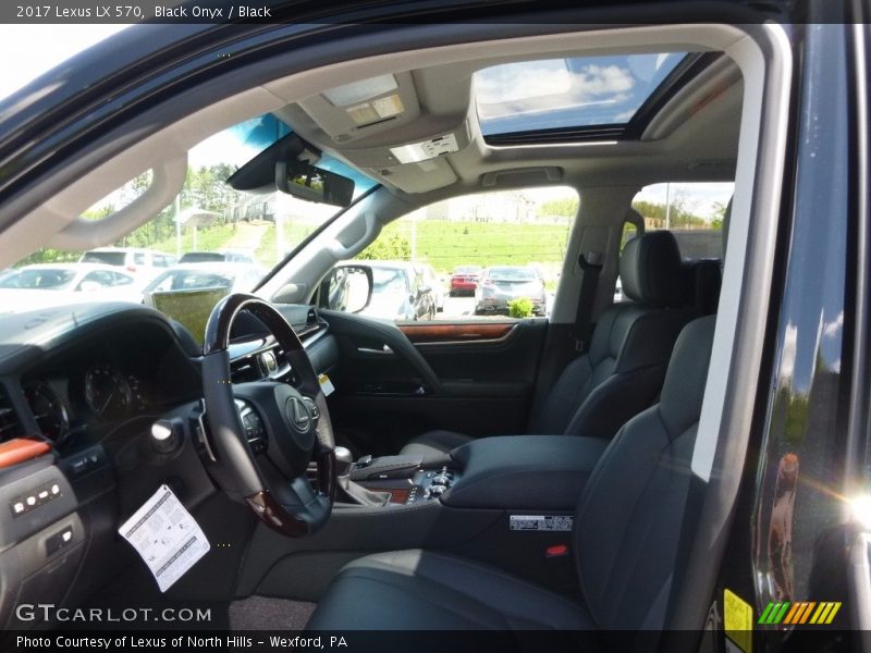 Black Onyx / Black 2017 Lexus LX 570