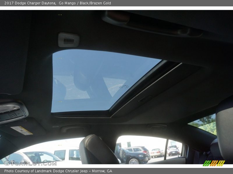Go Mango / Black/Brazen Gold 2017 Dodge Charger Daytona