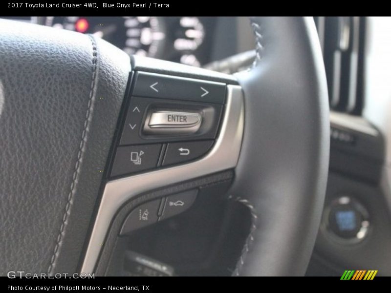 Blue Onyx Pearl / Terra 2017 Toyota Land Cruiser 4WD