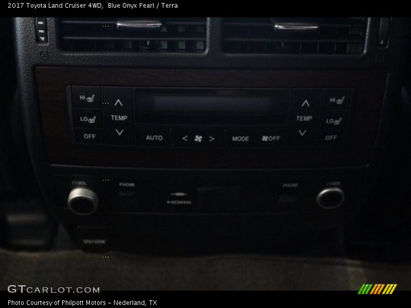 Blue Onyx Pearl / Terra 2017 Toyota Land Cruiser 4WD