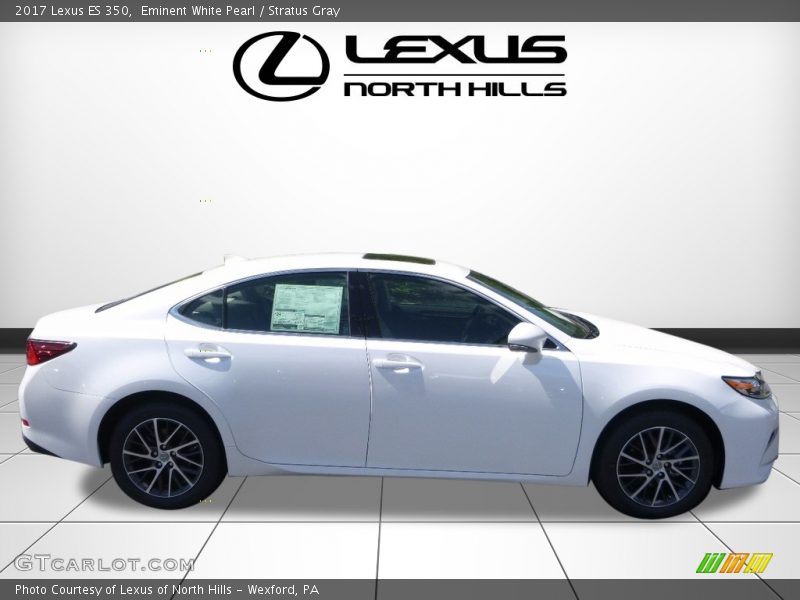 Eminent White Pearl / Stratus Gray 2017 Lexus ES 350
