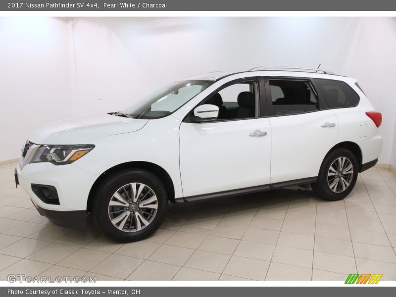 Pearl White / Charcoal 2017 Nissan Pathfinder SV 4x4