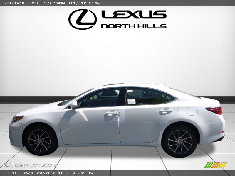 Eminent White Pearl / Stratus Gray 2017 Lexus ES 350