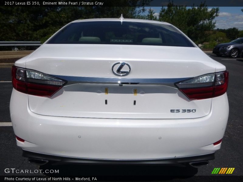 Eminent White Pearl / Stratus Gray 2017 Lexus ES 350
