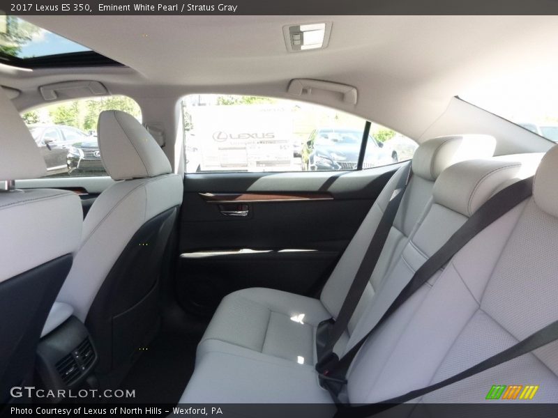 Eminent White Pearl / Stratus Gray 2017 Lexus ES 350