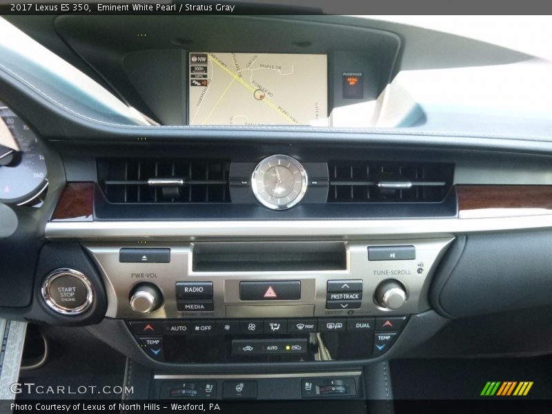 Eminent White Pearl / Stratus Gray 2017 Lexus ES 350