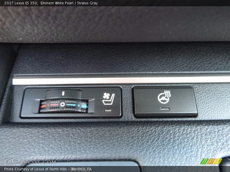 Eminent White Pearl / Stratus Gray 2017 Lexus ES 350