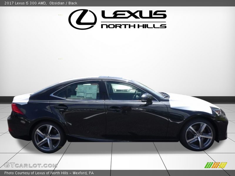 Obsidian / Black 2017 Lexus IS 300 AWD