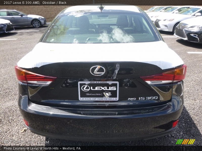 Obsidian / Black 2017 Lexus IS 300 AWD