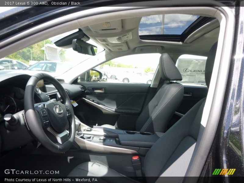 Obsidian / Black 2017 Lexus IS 300 AWD