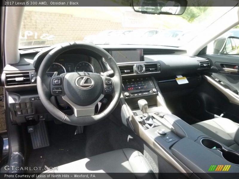 Obsidian / Black 2017 Lexus IS 300 AWD