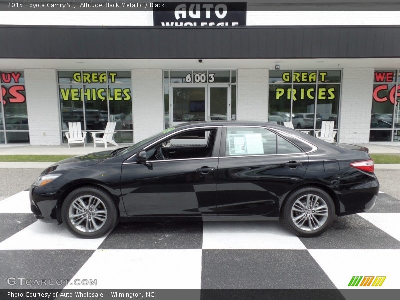 Attitude Black Metallic / Black 2015 Toyota Camry SE
