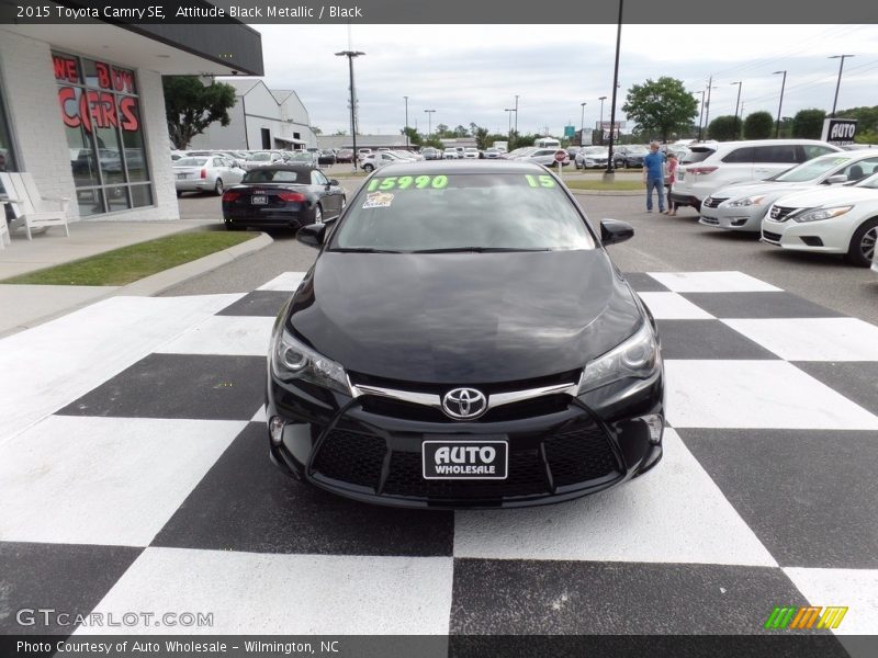 Attitude Black Metallic / Black 2015 Toyota Camry SE