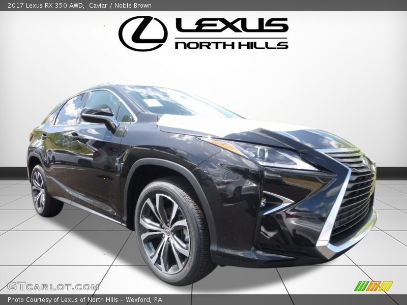 Caviar / Noble Brown 2017 Lexus RX 350 AWD