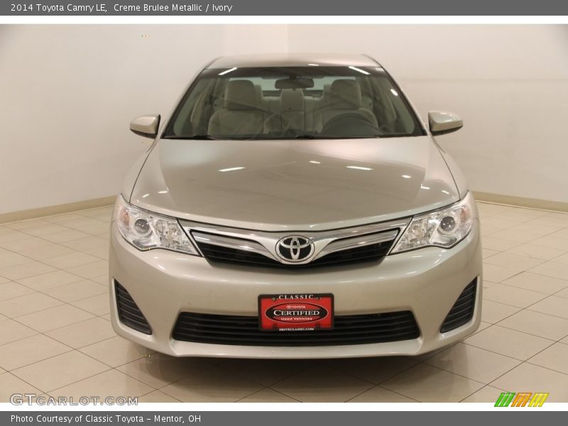 Creme Brulee Metallic / Ivory 2014 Toyota Camry LE