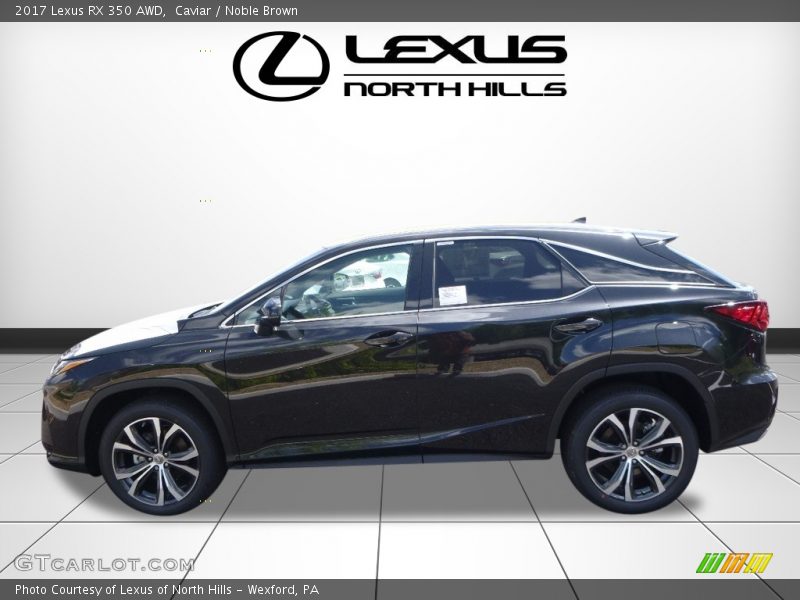 Caviar / Noble Brown 2017 Lexus RX 350 AWD