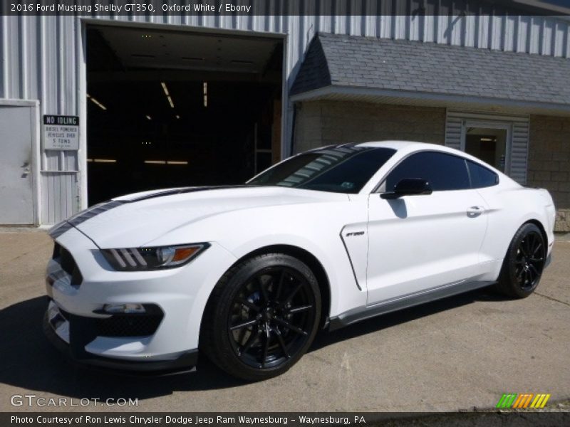 Oxford White / Ebony 2016 Ford Mustang Shelby GT350