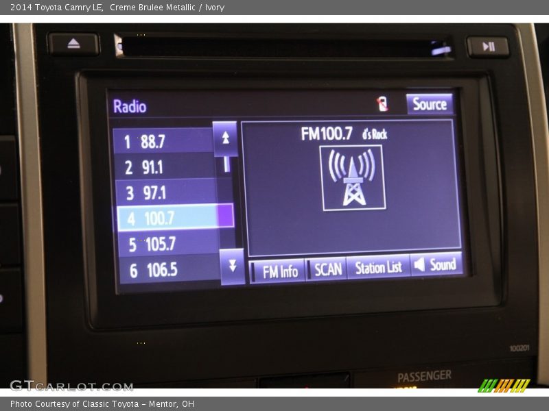 Creme Brulee Metallic / Ivory 2014 Toyota Camry LE