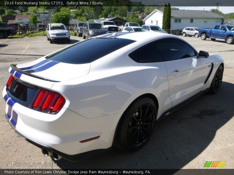 Oxford White / Ebony 2016 Ford Mustang Shelby GT350