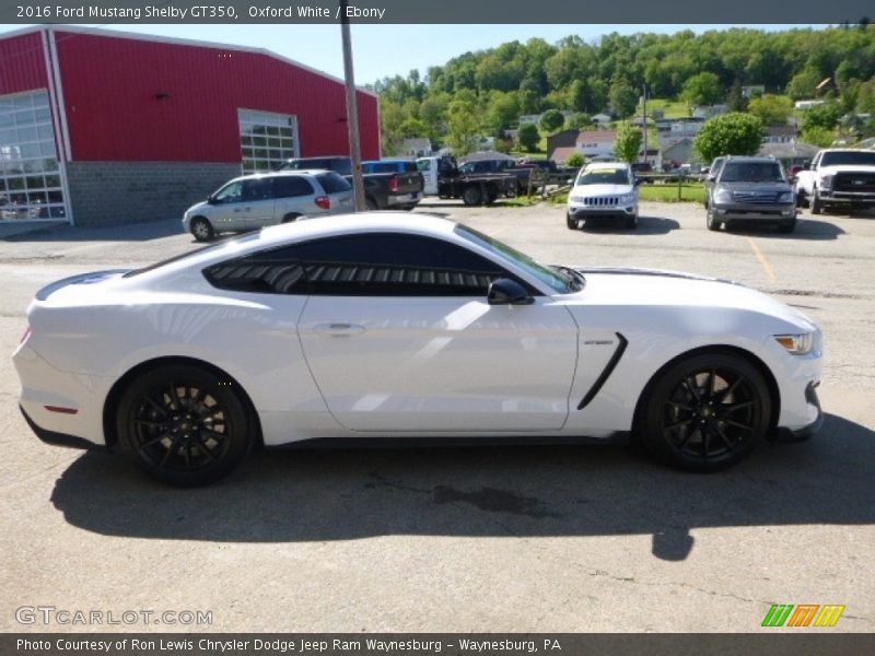 Oxford White / Ebony 2016 Ford Mustang Shelby GT350