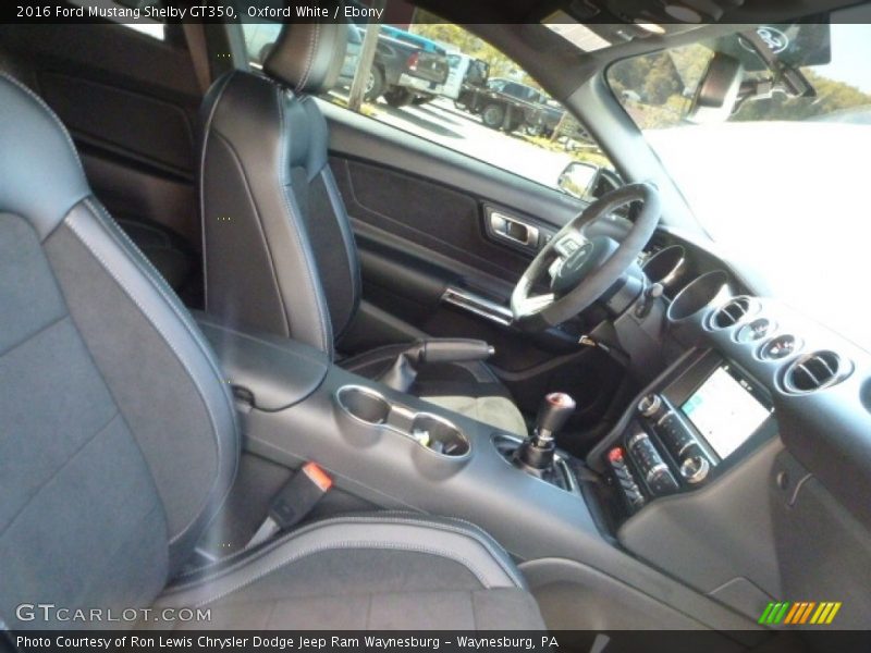 Oxford White / Ebony 2016 Ford Mustang Shelby GT350