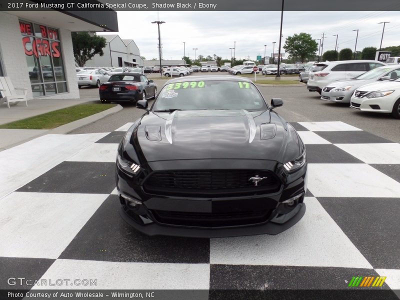 Shadow Black / Ebony 2017 Ford Mustang GT California Speical Coupe