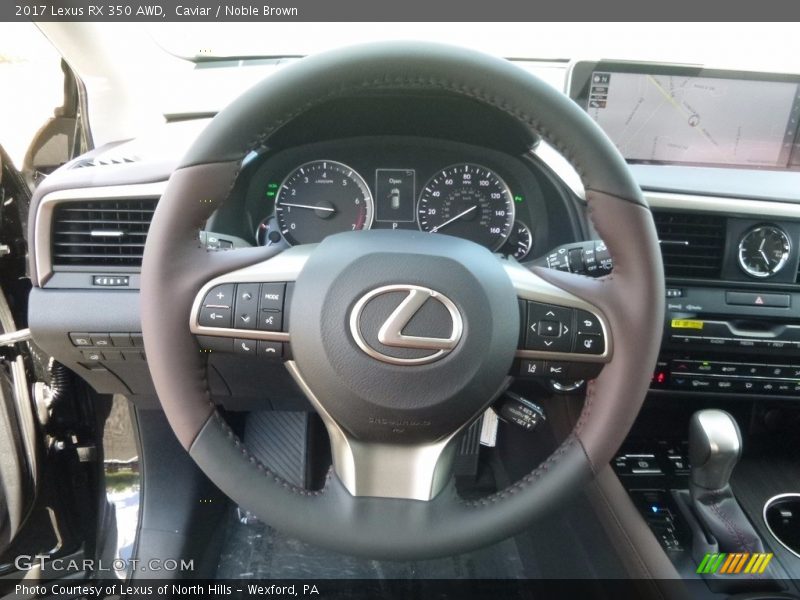 Caviar / Noble Brown 2017 Lexus RX 350 AWD