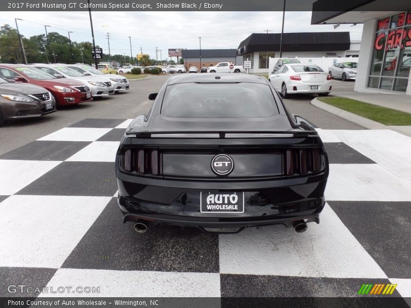 Shadow Black / Ebony 2017 Ford Mustang GT California Speical Coupe